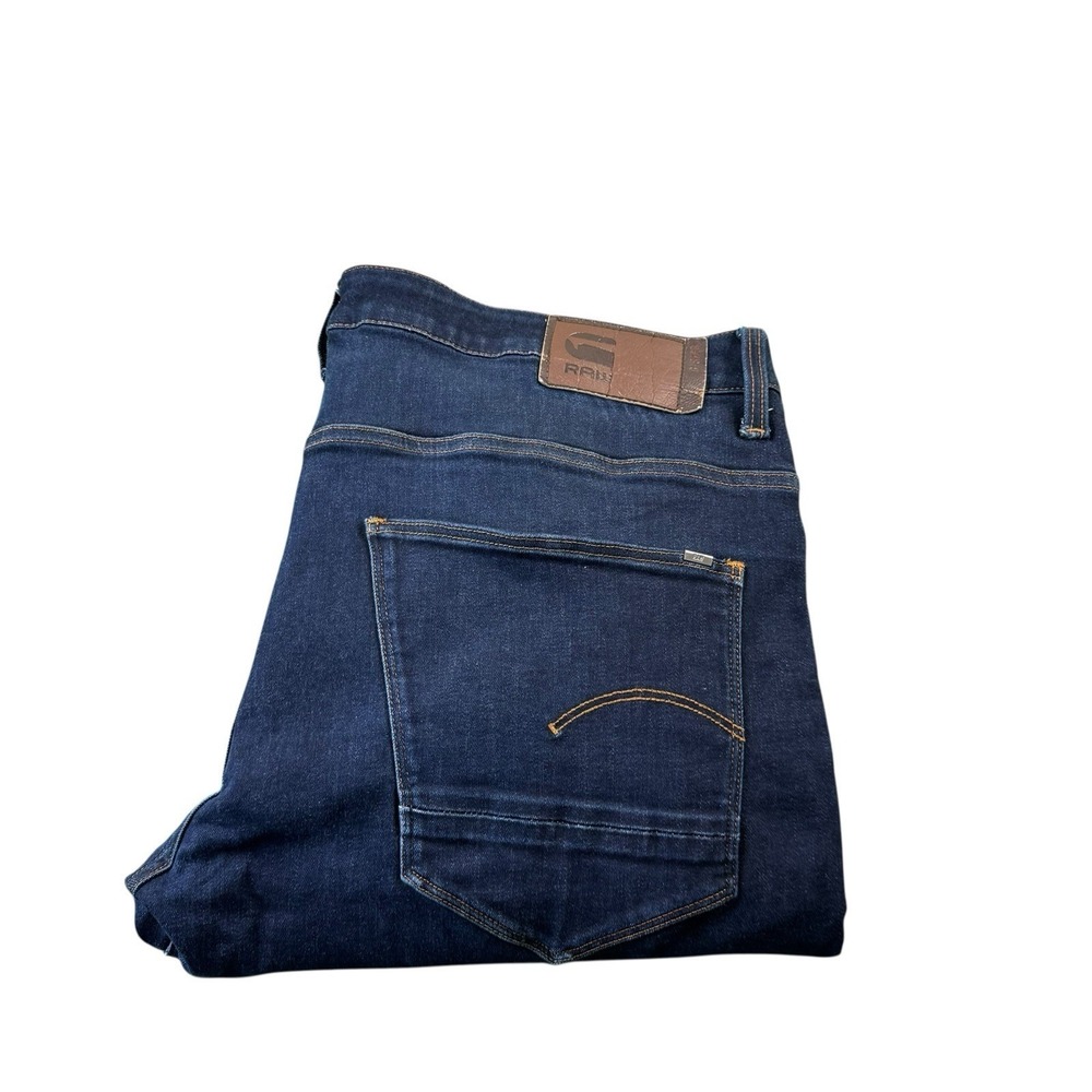 G-Star Dark Wash Arc 3D Slim Stretch Denim Burton Fly Jean Size 40x32